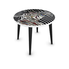 Charger l'image dans la galerie, Table basse ronde Zebr'ArtCJs
