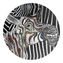 Charger l'image dans la galerie, Table basse ronde Zebr'ArtCJs