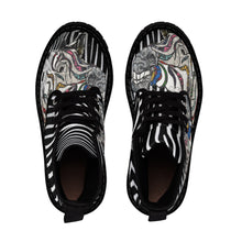 Charger l'image dans la galerie, Zebr'ArtCJs : Bottines femme