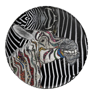 Pouf rond Zebr'ArtCJs