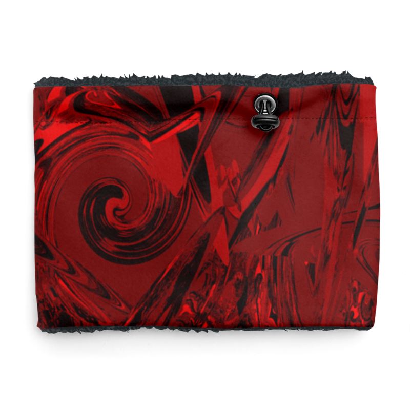 Pacific Red Black : Echarpe snood