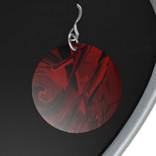 Charger l&#39;image dans la galerie, Pacific Red Black : Boucles d&#39;oreilles en argent sterling
