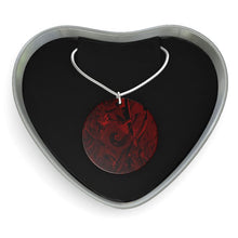 Charger l&#39;image dans la galerie, Pacific Red Black : Collier en argent sterling
