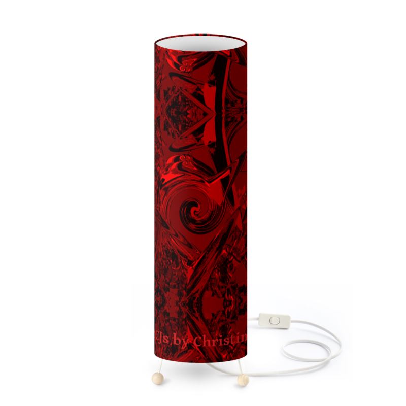 Pacific Red Black : Lampe de sol