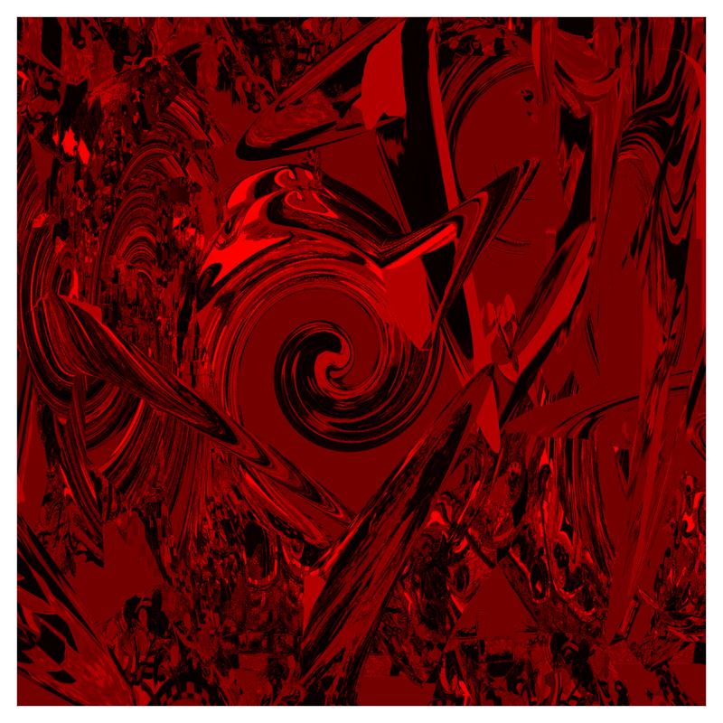 Pacific Red Black : Papier peint