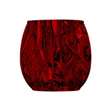 Charger l&#39;image dans la galerie, Pacific Red Black : Bougeoir en verre
