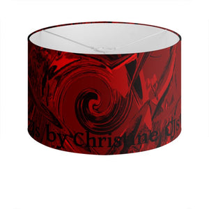 Pacific Red Black : Abat-jour rond