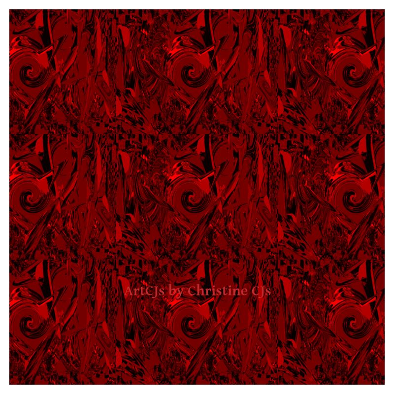 Pacific Red Black :  Voilages
