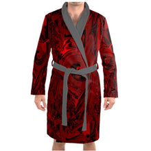 Charger l&#39;image dans la galerie, Pacific Red Black :  Peignoir
