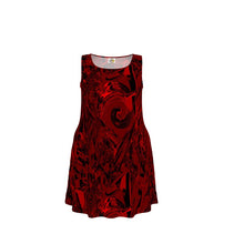 Charger l&#39;image dans la galerie, Pacific : Robe patineuse Pacific Red Black
