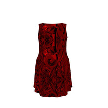 Charger l&#39;image dans la galerie, Pacific : Robe patineuse Pacific Red Black
