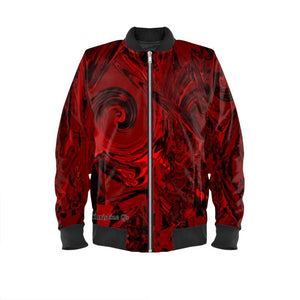 Pacific Red Black : Bomber Femme