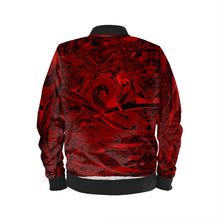 Charger l&#39;image dans la galerie, Pacific Red Black : Bomber Femme
