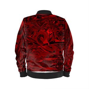 Pacific Red Black : Bomber Femme
