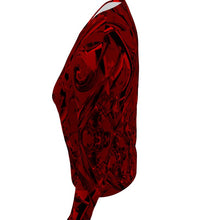 Charger l&#39;image dans la galerie, Pacific Red Black : Tee-shirt Femme coupé-cousu
