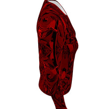 Charger l&#39;image dans la galerie, Pacific Red Black : Tee-shirt Femme coupé-cousu
