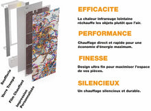 Charger l&#39;image dans la galerie, Radiateur électrique rayonnant mural : &quot;Explosion de printemps&quot;
